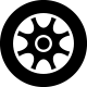 スペアタイヤ交換