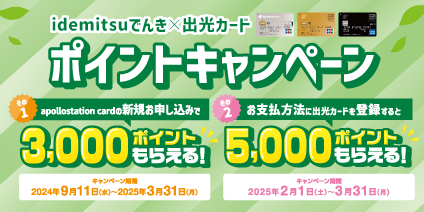 idemitsuでんきポイントキャンペーン