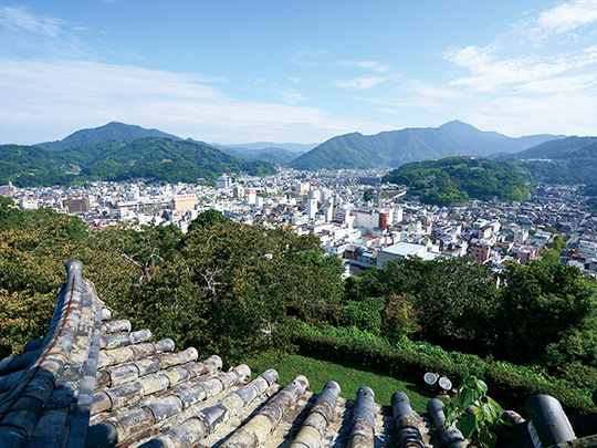 宇和島城天守からの風景