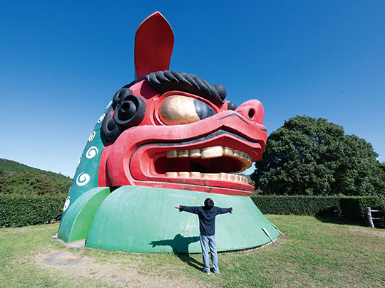 獅子頭展望台（常陸風土記の丘）