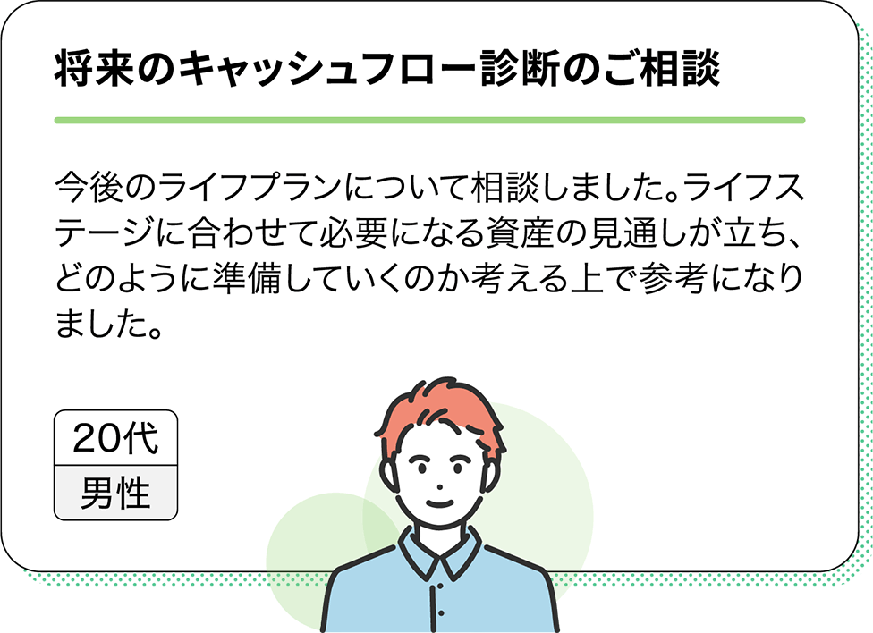 将来のキャッシュフロー診断のご相談