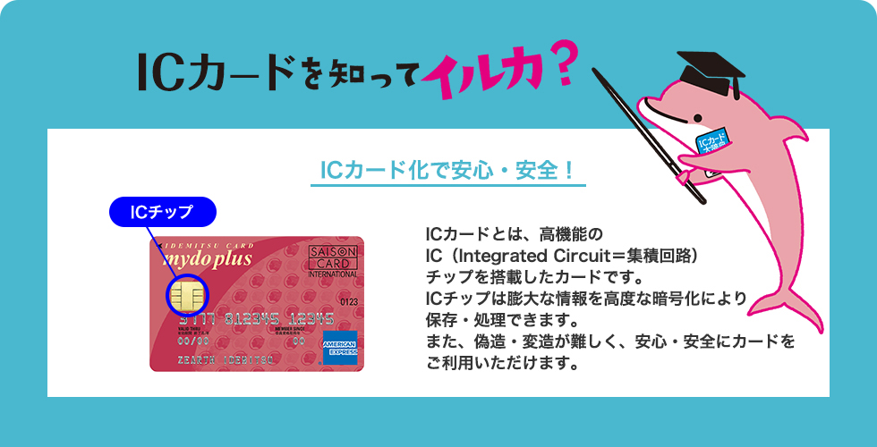 ICカードを知ってイルカ?