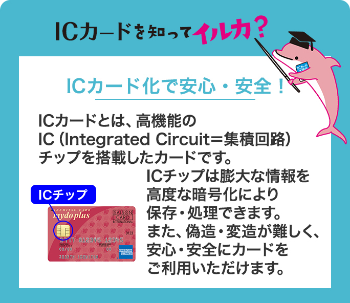 ICカードを知ってイルカ？